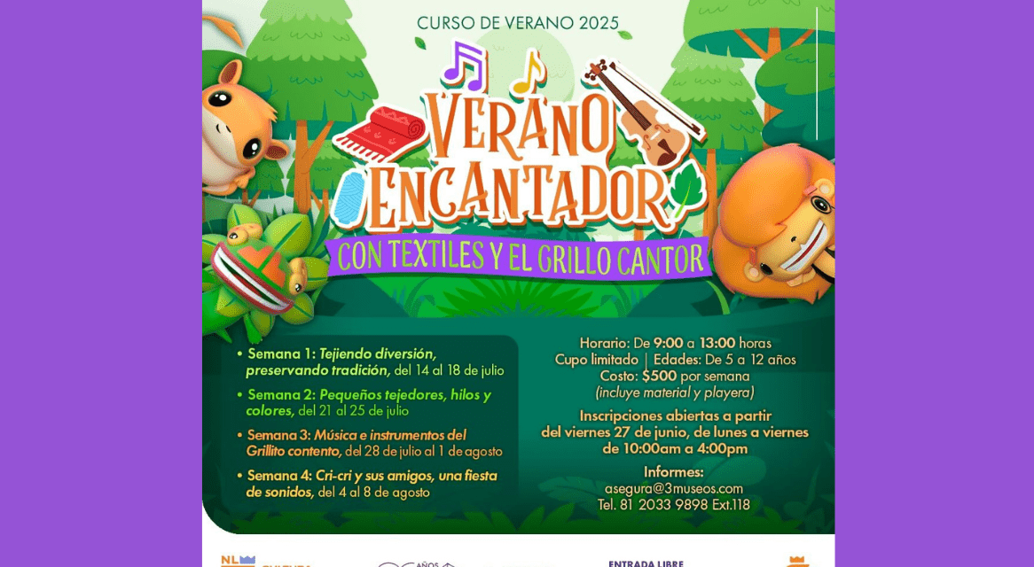 Aprovecha el campamento del Museo de Historia Mexicana