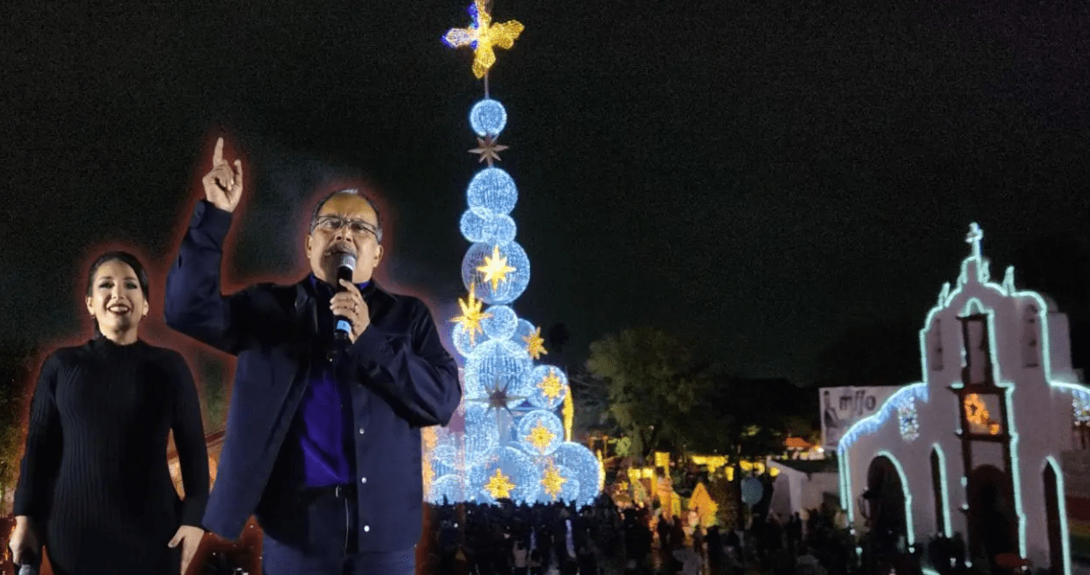 Vive Escobedo Navidad bien prendida
